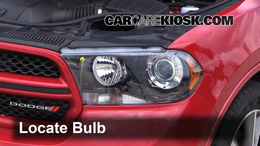 2013 Dodge Durango RT 5.7L V8 Lights Highbeam (replace bulb)
